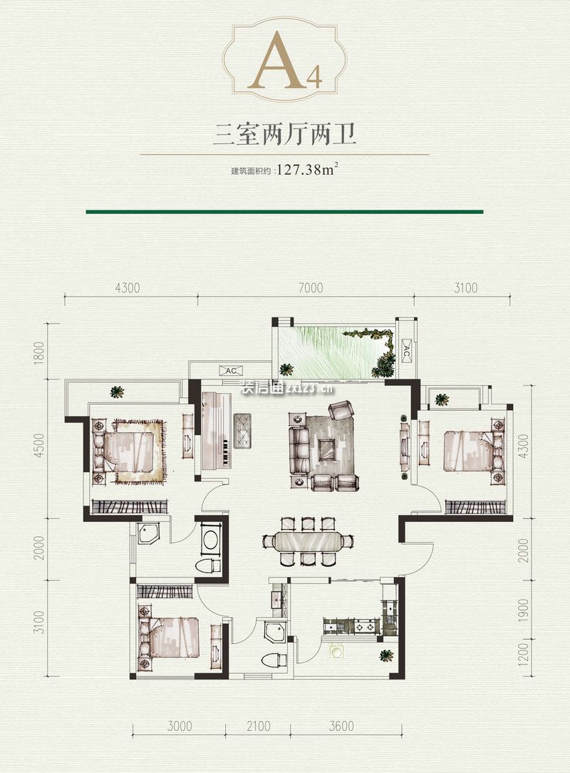 乐山18°森林18°森林户型图图片大全-我的小区-乐山