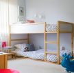 儿童房高低床简单装饰布置图片
