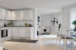 2023北欧50平米小户型开放式厨房装修设计图片