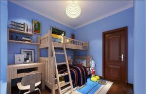 恒隆御园128平米三居室现代风格儿童房装修效果图