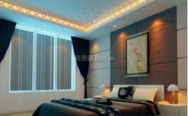 2020现代卧室灯具图片大全 2020家装现代卧室效果图 