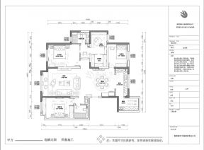 190平米四居室平面設計圖