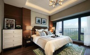 紫御江山190平米新中式卧室装修效果图
