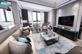 2020后现代客厅改卧室效果图 2020后现代客厅沙发背景效果图