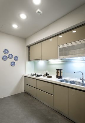 简约风格128平米三居室厨房装修设计图片