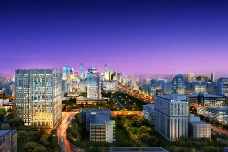 北京长安太和1号楼鸟瞰效果图图片大全-我的小区-北京