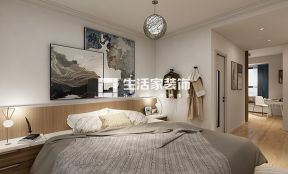 乐湾国际127平米现代风格卧室装修案例