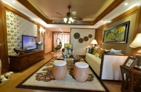 东南亚风格客厅家具设计效果图片