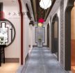 中式1000平米陶瓷店铺过道背景墙装修效果图