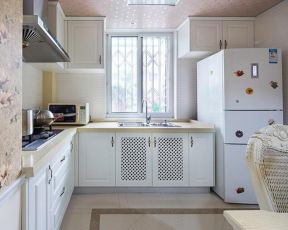 2023简欧田园风格二居室家庭厨房设计图