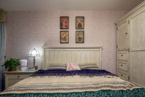 田园地中海风格120平二居卧室装修实景图片