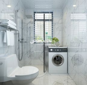 新中式风格133平方米三居室卫生间装饰效果图-每日推荐
