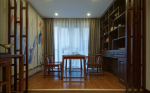 美林谷180㎡中式四居室书房效果图