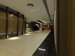 500平现代风格办公室走廊效果图片欣赏