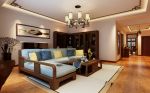 中式风格客厅沙发设计装修图片欣赏