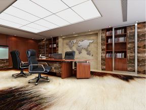 600平米现代风格经理办公室装修图片