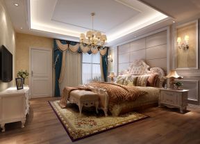 银盛泰浪琴海125平米欧式风格卧室装修案例图