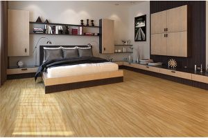 卧室装实木地板