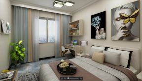 现代简约小户型卧室装修效果图 2020现代简约小户型卧室装修 