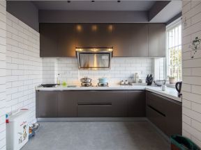 龙城国际一期119平米三居室北欧风格厨房装修效果图