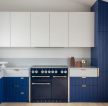 时尚厨房蓝色橱柜家装效果图大全