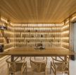135平米房子书房实木装修设计图