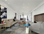 130平现代长方形客厅装修设计图欣赏