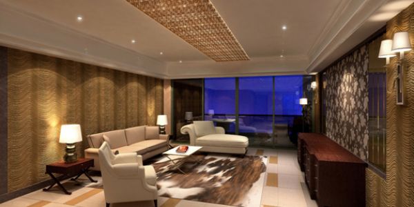 红树湾100㎡现代简约三居室装修案例