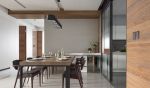 现代简约120平米四居室餐厅餐桌椅设计图