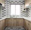 105平方房子简约厨房地板瓷砖设计图