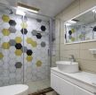 105平方房子现代卫生间墙砖设计图