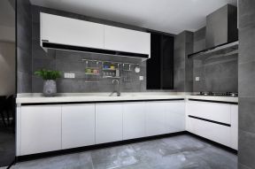 现代北欧风格112平三居厨房颜色搭配设计图片