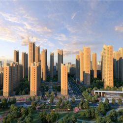 中国核建锦城实景图