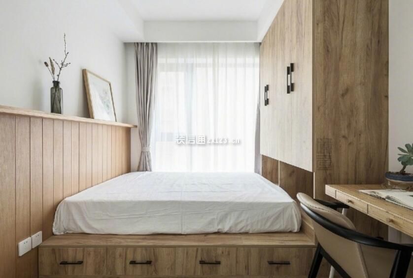 118平米日式风格房子榻榻米床设计图