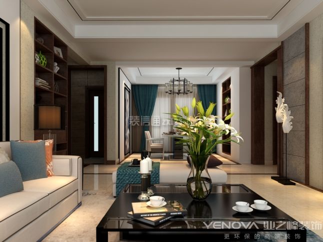新中式风格客厅设计 2020大气新中式风格客厅设计效果图片