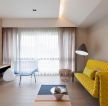 118平米房子黄色沙发装修设计图一览