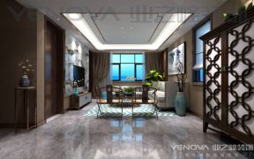 新中式风格客厅设计 2020大气新中式风格客厅设计效果图