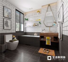 天祥廣場(chǎng)143平三居室現(xiàn)代簡(jiǎn)約衛(wèi)生間裝修效果圖