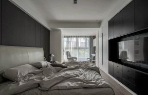  2020卧室电视柜效果图欣赏 长方形卧室装修图 2020长方形卧室装饰