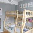 50平米小两居儿童实木高低床装修图片