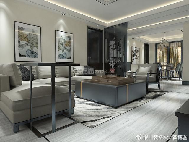 新中式家庭装潢 新中式家装效果图大全 