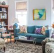10平米小客厅家具布艺沙发装饰设计图