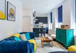 10平米客厅室内蓝色装修设计赏析