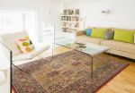 10平米客厅波斯地毯装饰设计图片 