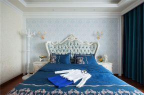 欧式风格200平米跃层卧室装修实景图片