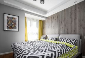 北欧风格卧室装修效果图 2020北欧风格卧室背景墙 