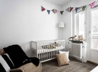 北欧卧室婴儿床装修设计图片2023