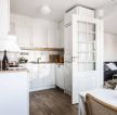 北欧简约设计风格开放式厨房图片
