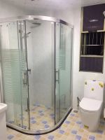 123平米三居卫生间淋浴房装修实景图片