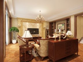  欧式客厅装潢设计图 欧式客厅装潢图 2020欧式风格别墅客厅效果图 